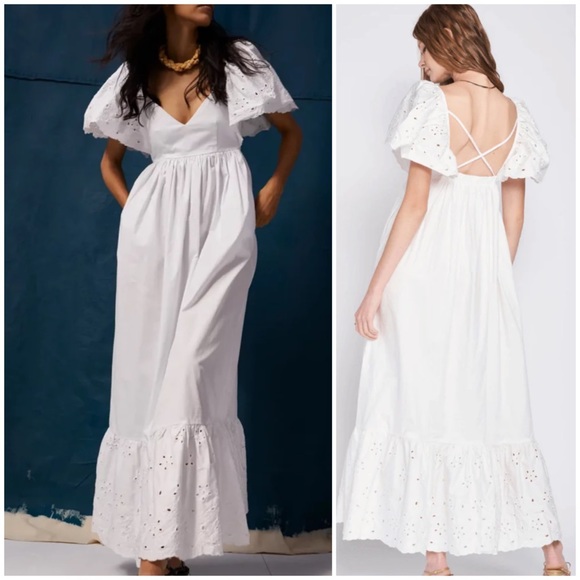 En Saison Dresses & Skirts - Q12 EN SAISON Barnette Eyelet Maxi Dress